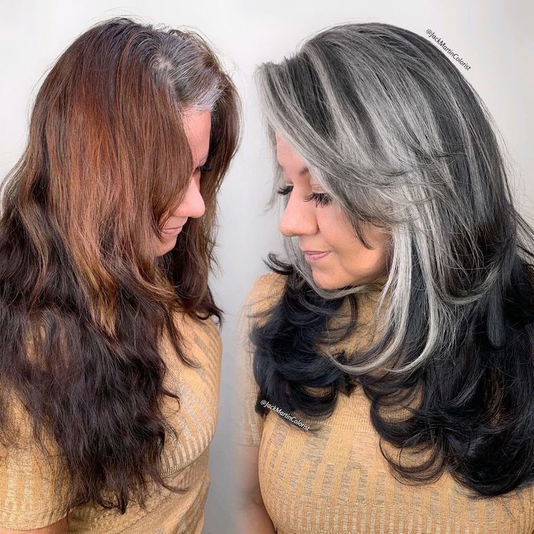 Gray Hair Transformation