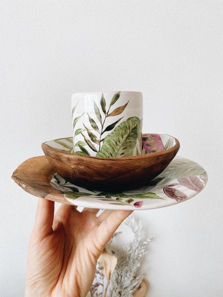 Floral Ceramic Dishware