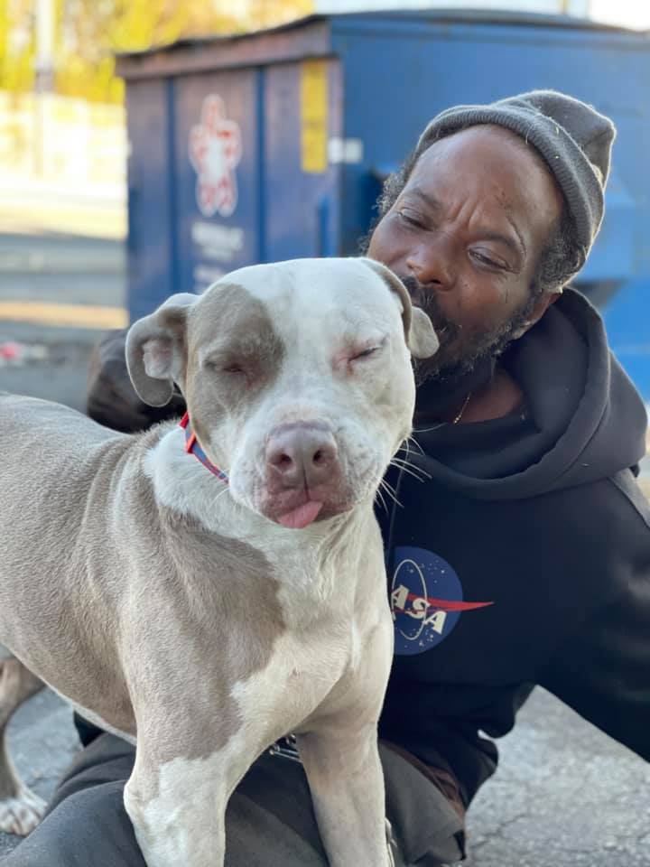 Keith Walker and Dog