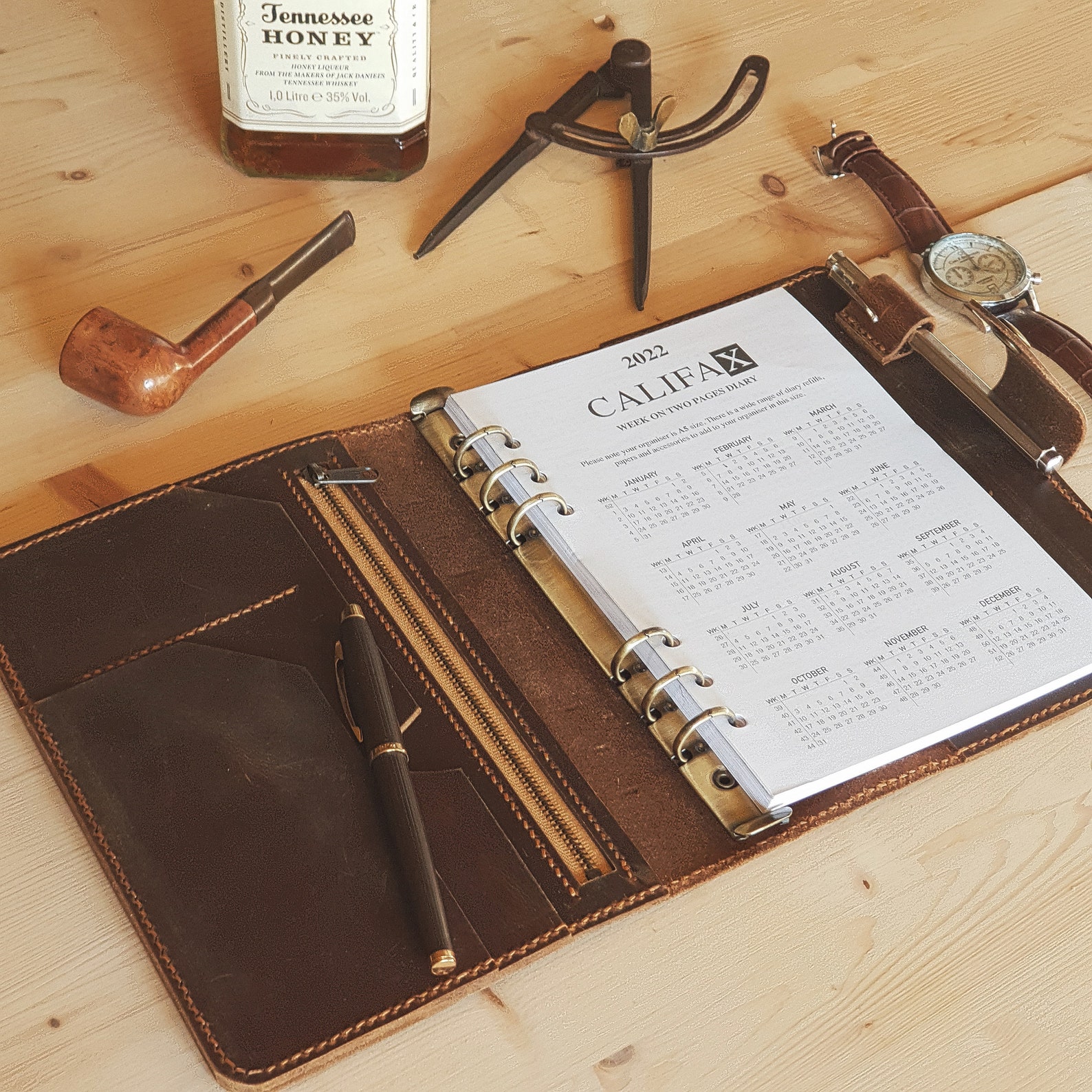 Leather Planner