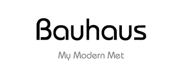 Tipo de letra Bauhaus
