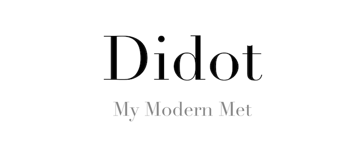 Tipo de letra Didot