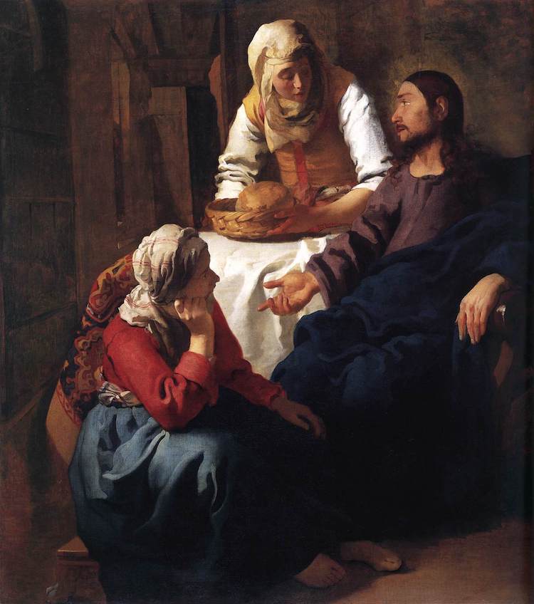 Christ in the House of Martha and Mary by Johannes Vermeer