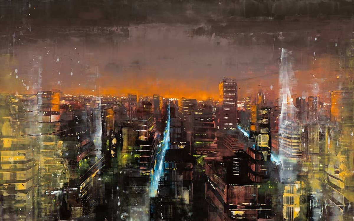 Expressive Paintings Capture The Energy Of Cities At Night Interview