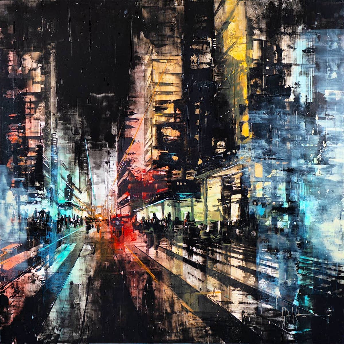 Expressive Paintings Capture the Energy of Cities at Night [Interview]