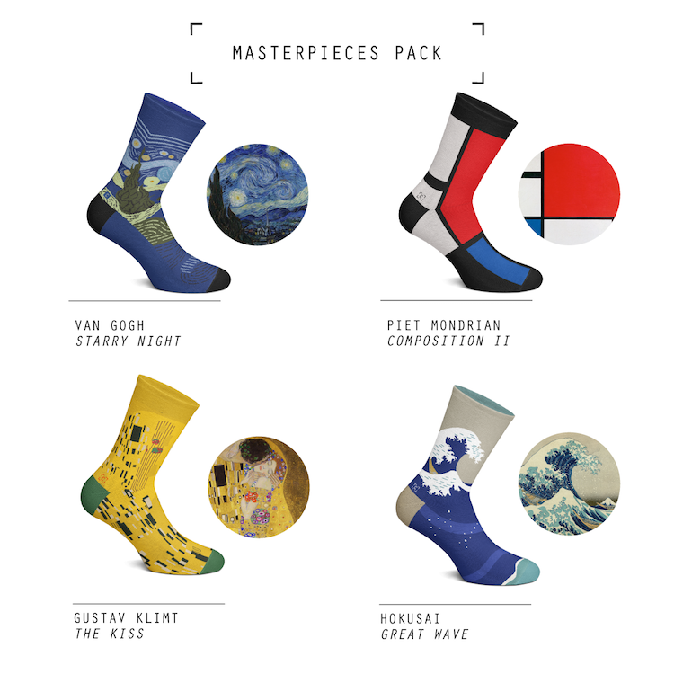 Artistic Socks by Curator Socks