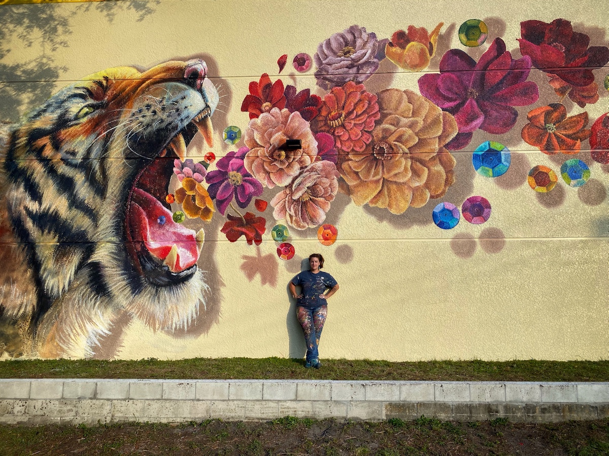 Tiger Mural by Naomi Haverland