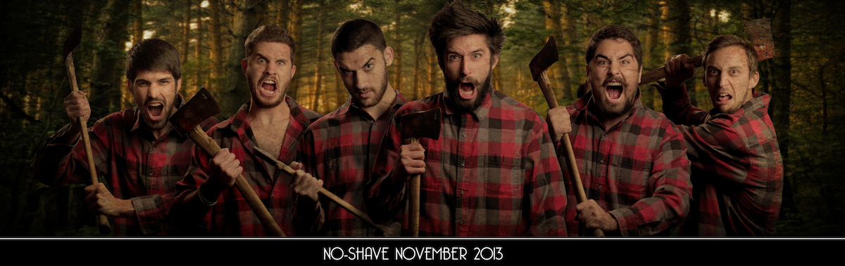 No-Shave November Group Photos