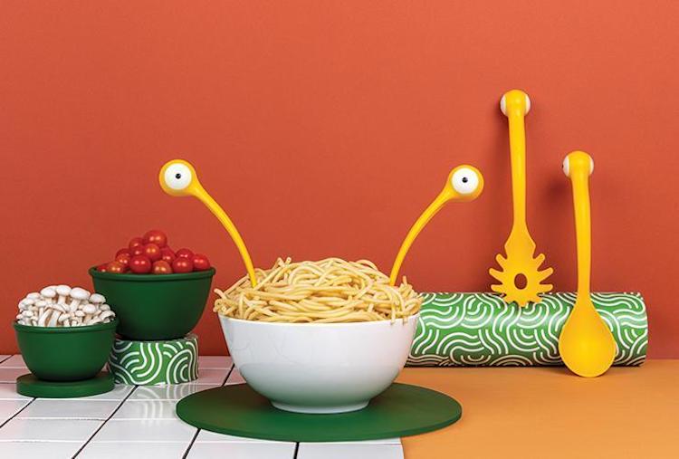 Cucharas para servir pasta Monster