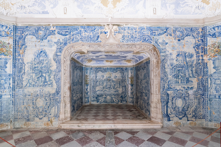 Azulejos Inside Sintra National Palace Portugal