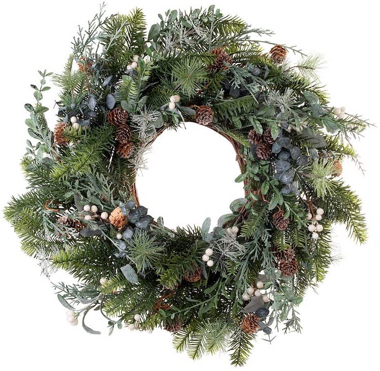 Wreath - 20+ Awesome Items to Complete Your Rustic Christmas Aesthetic