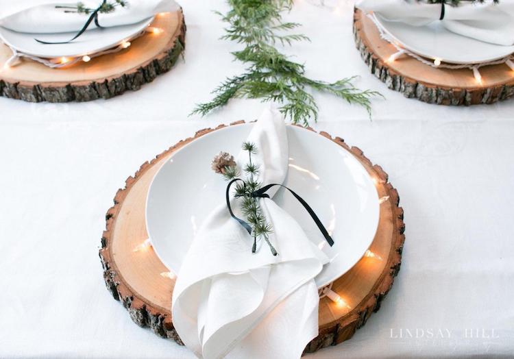 Place Setting - 20+ Awesome Items to Complete Your Rustic Christmas Aesthetic