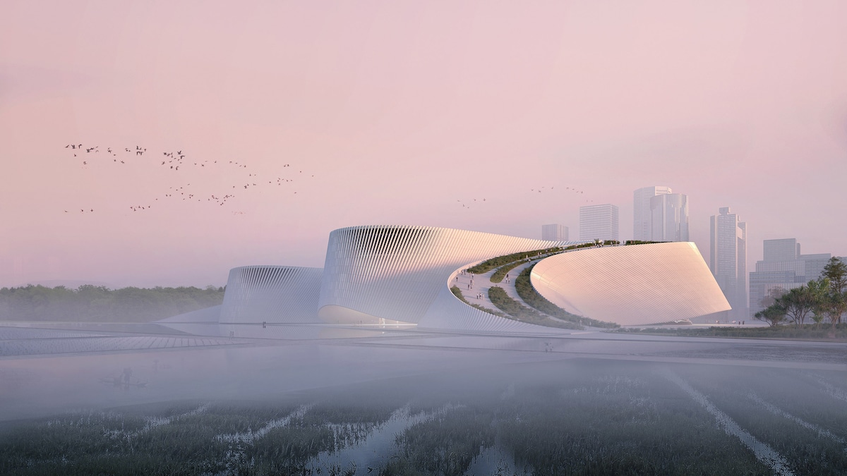 The Shenzhen Natural History Museum Is Designed To "Emerge" From the River