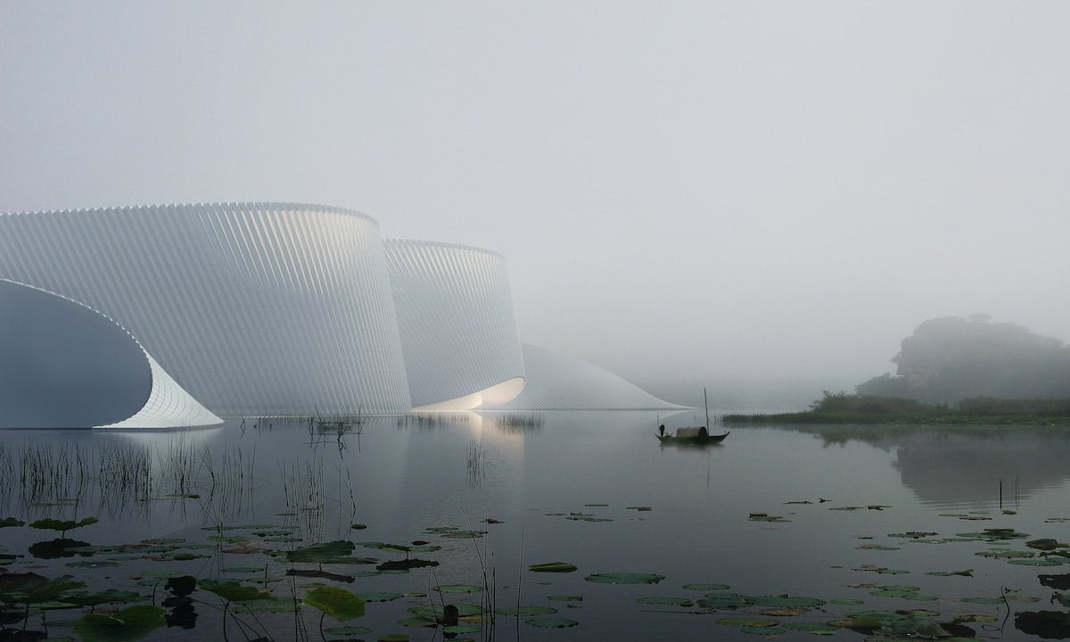 The Shenzhen Natural History Museum Is Designed To "Emerge" From the River
