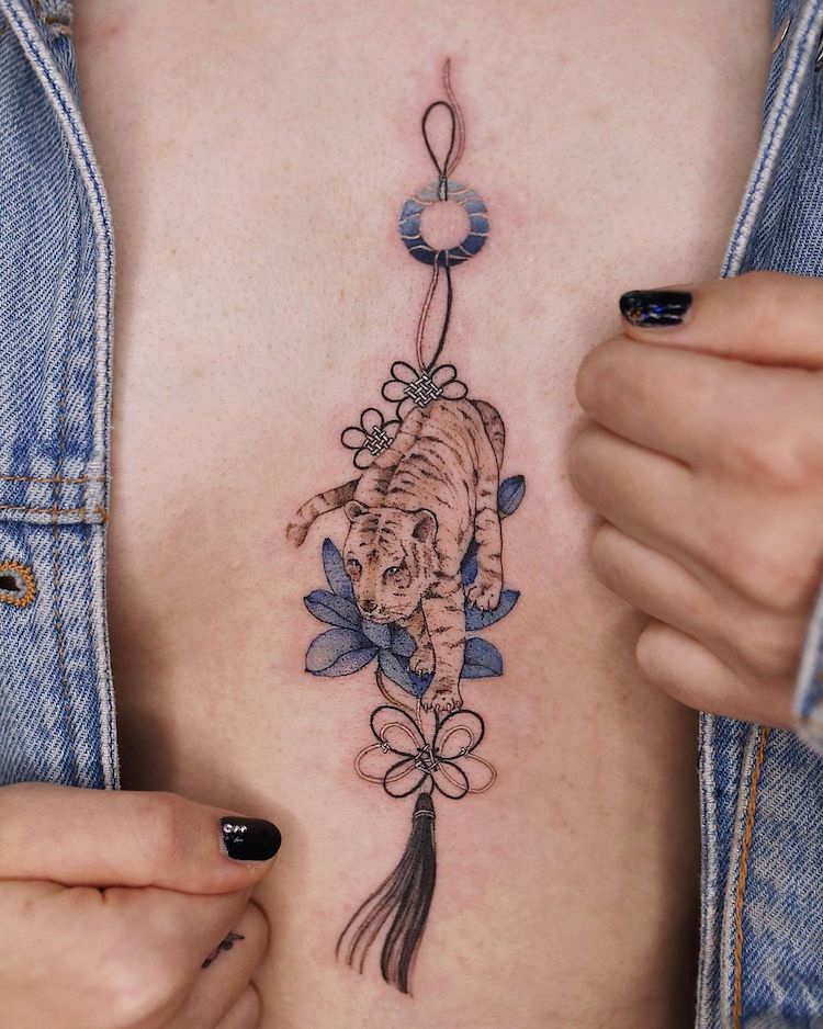 tatuajes coreanos por Sion Kwak