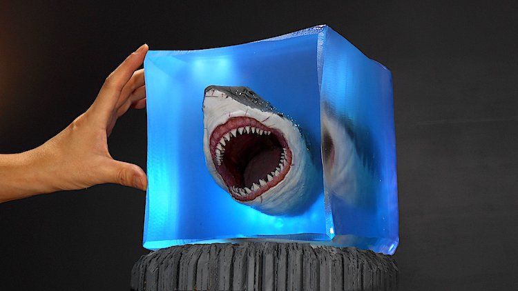 Underwater Resin Sculpture