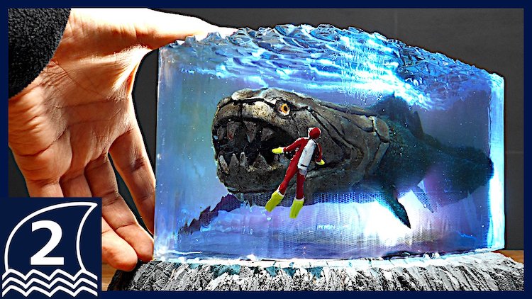 Underwater Resin Sculpture