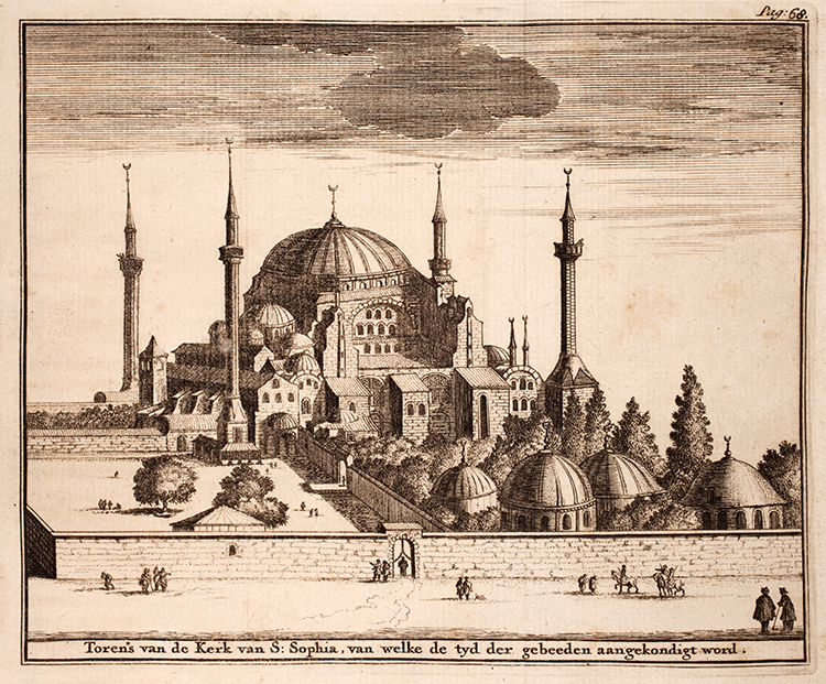 Adriaan Reland Hagia Sophia Mosque Minaret