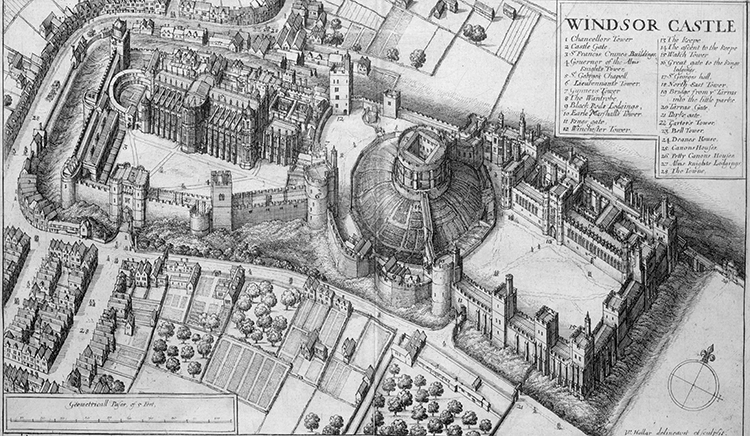Windsor Castle 17th Century English Civil War