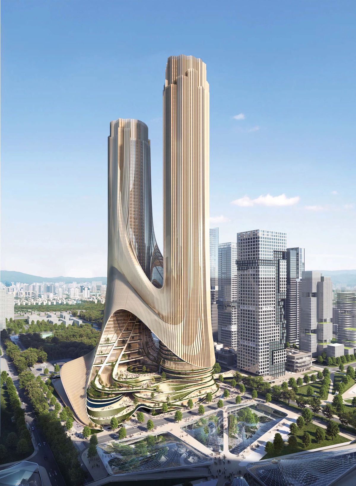 Zaha Hadid Architects Wins Tower Competition for Shenzhen Bay