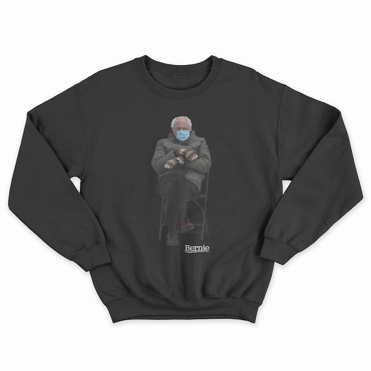 Bernie Sanders Inauguration Meme Sweatshirt