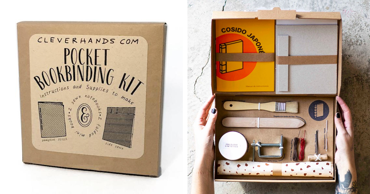 Kikkerland Book Binding Kit