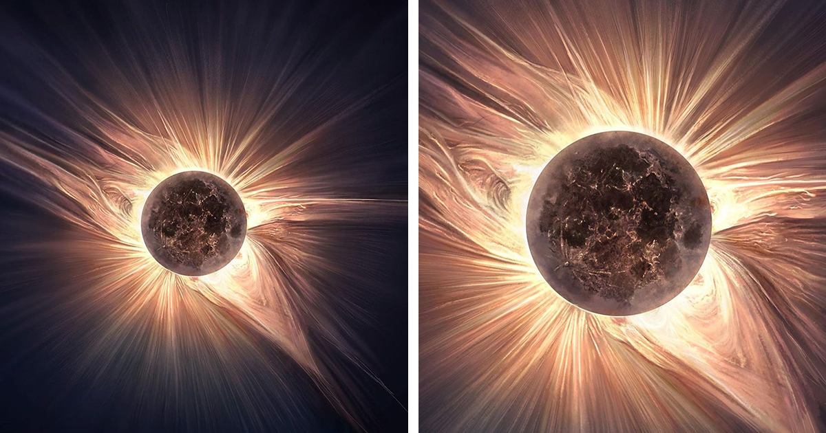 Artist Spends 10 Days Recreating the Spectacular Sight of a Solar Eclipse