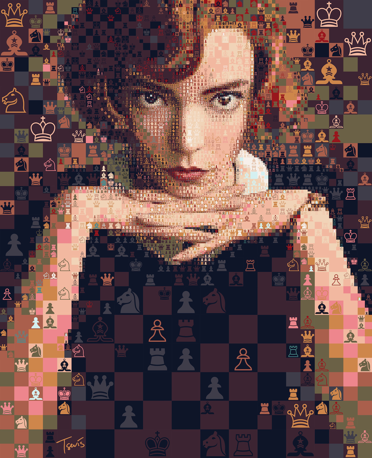 The Queen's Gambit Through The Eyes Of Digital Painters  Queen's gambit,  The queen's gambit, The queen's gambit art