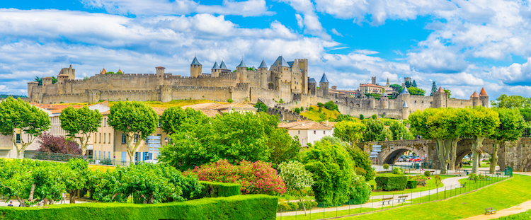 Carcassonne, France City From Medieval Times