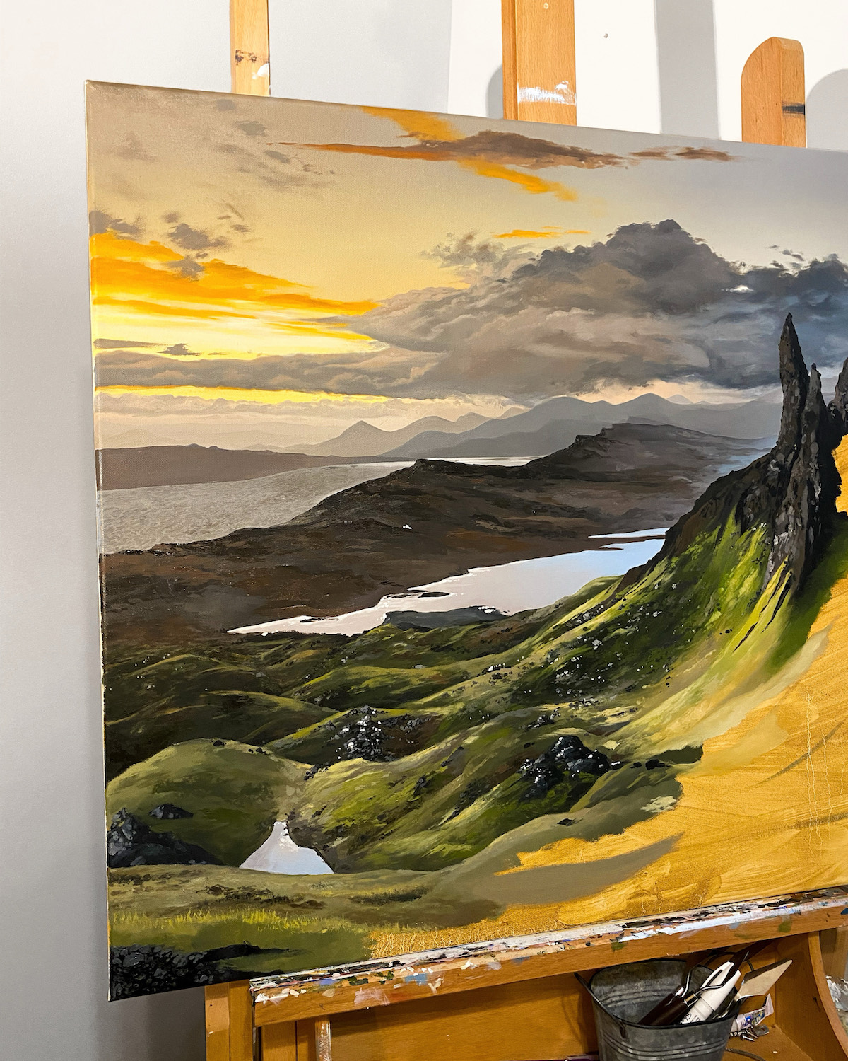 Landscape Painting of the Isle of Skye by Courtney Myers