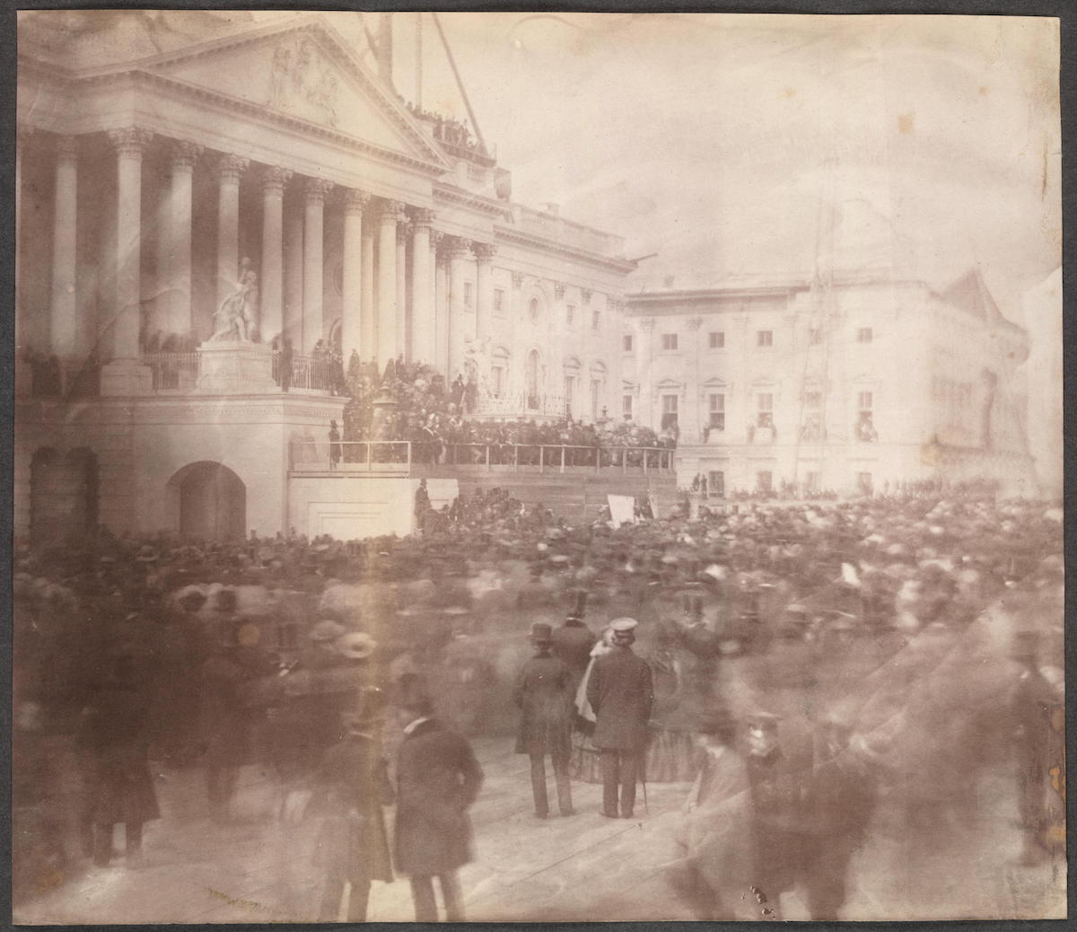 This is the Oldest Known Photo of a U.S. Presidential Inauguration - James Buchanan 1857