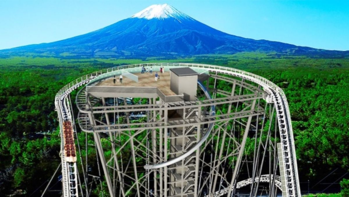 Fujiyama Tower - This Roller Coaster Tower Will Give Visitors an Incredible View of Mount Fuji