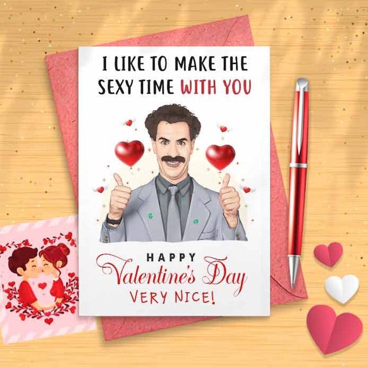 Funny Pop Culture Valentine's Day Card