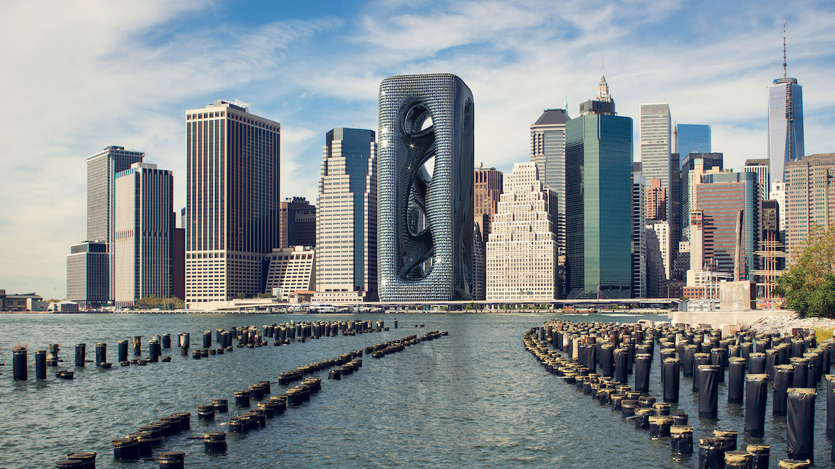 This "Sarcostyle" Tower Proposed for NYC Is Inspired by Muscle Fibers