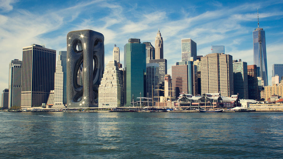 This "Sarcostyle" Tower Proposed for NYC Is Inspired by Muscle Fibers