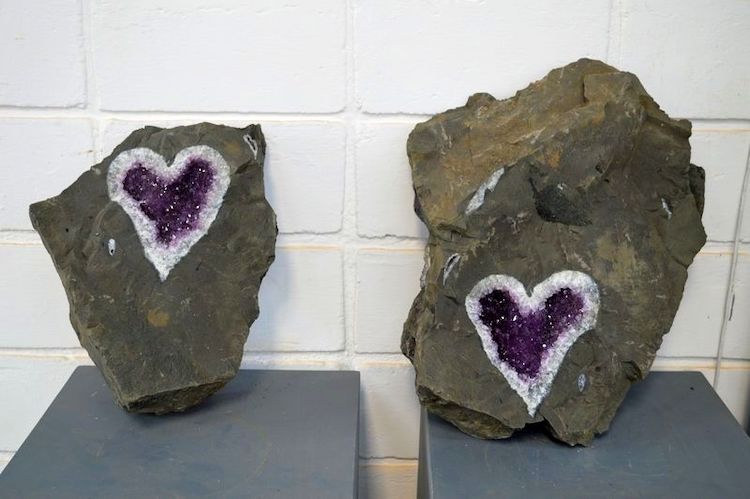 Amethyst Heart Geode