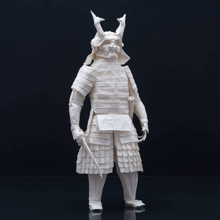 Samurai de origami por Juho Könkkölä
