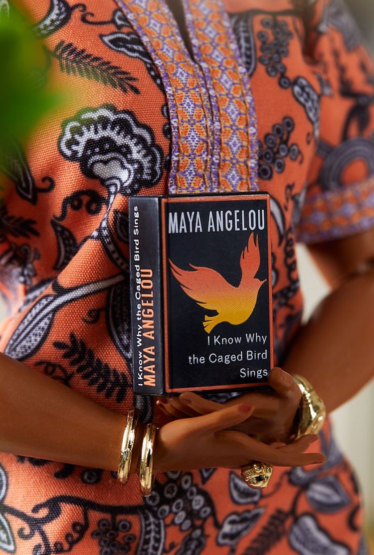 Maya Angelou Barbie Doll Miniature Autobiography