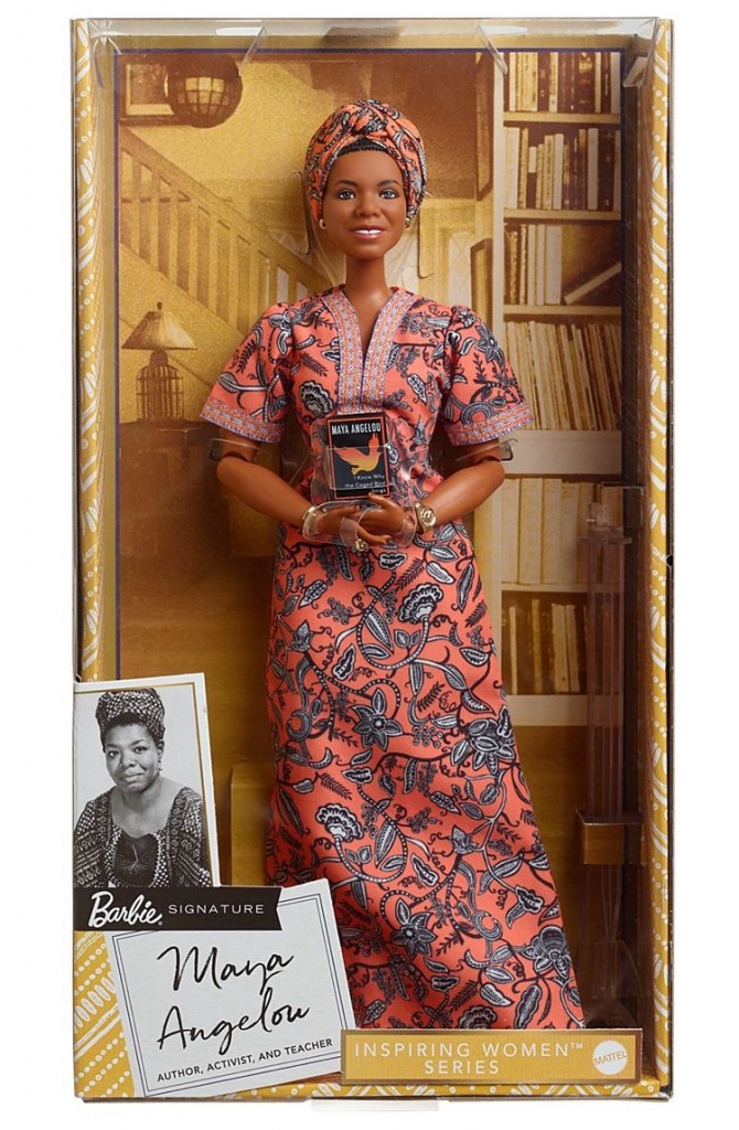 Mattel lanza una Barbie de la escritora y activista Maya Angelou