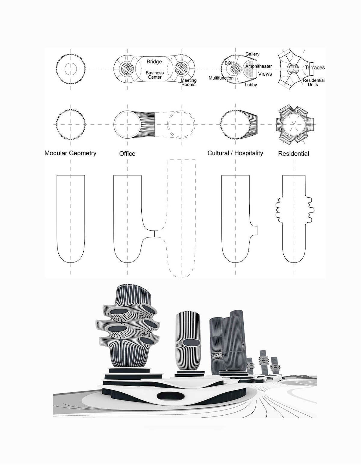 Architects Propose 10 Futuristic Towers to Revitalize the Greek City of Thessaloniki