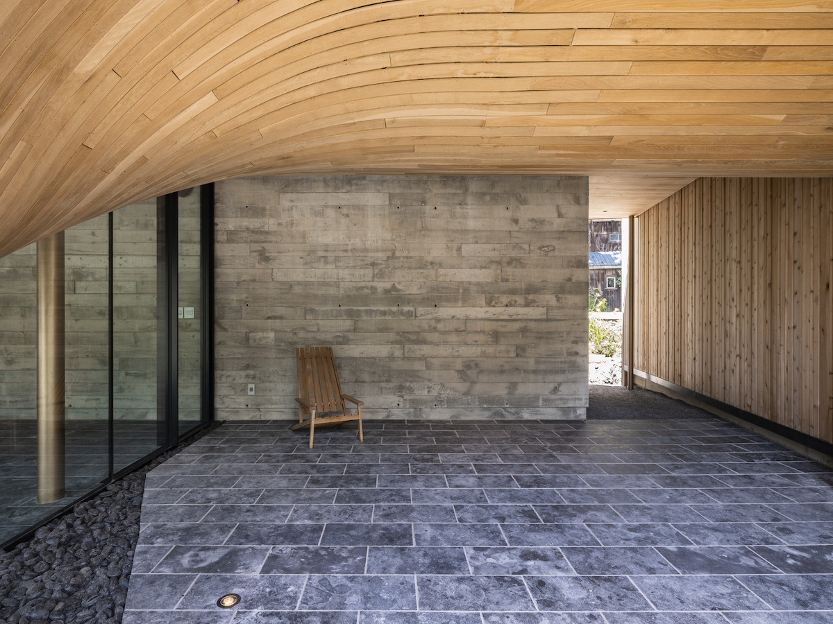 Fold House casa con curvas en canada