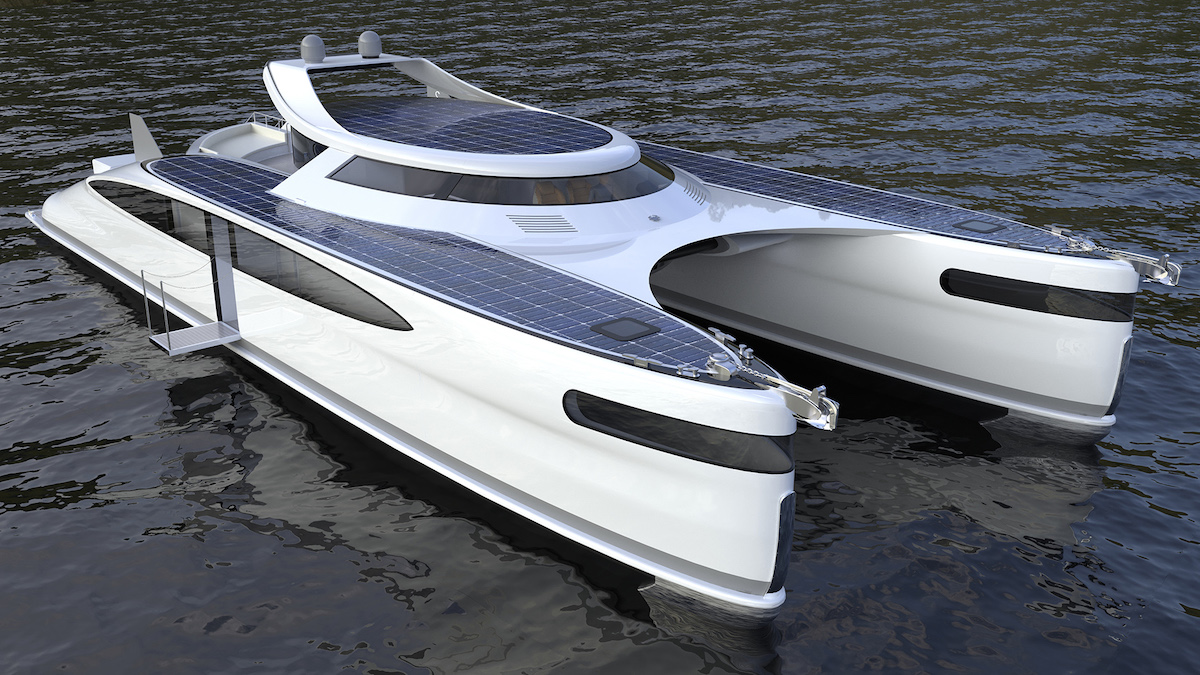 This Solar-Powered Amphibious Boat Works on Water and Land