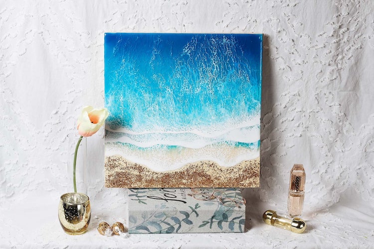 Resin Ocean Art by Maria Risen