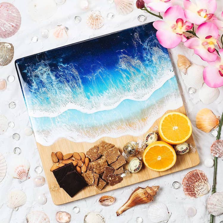 Resin Ocean Art by Maria Risen