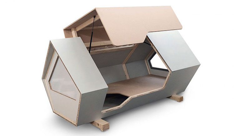 Sleeping Pods for People Experiencing Homelessness by Ulmernest