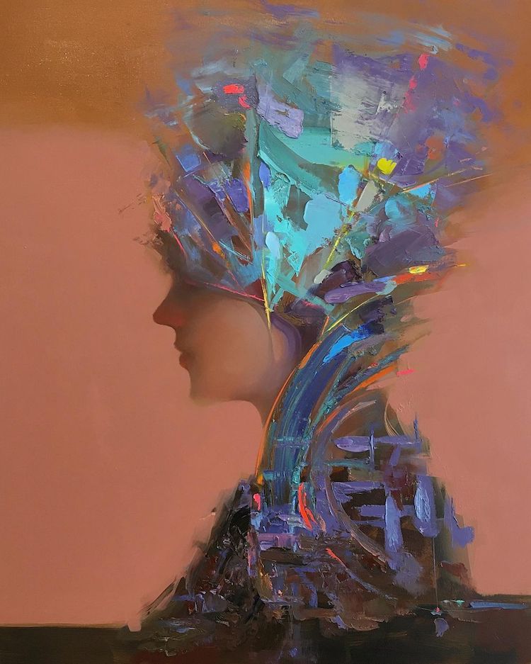 Abstract Portraits by Taeil Kim