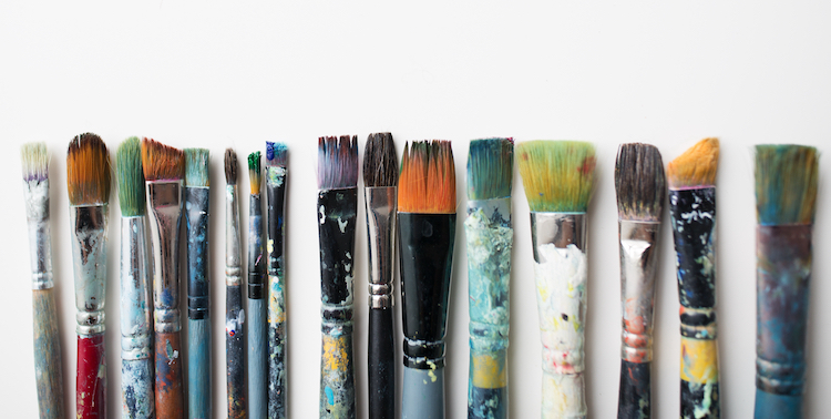 Used Paintbrushes