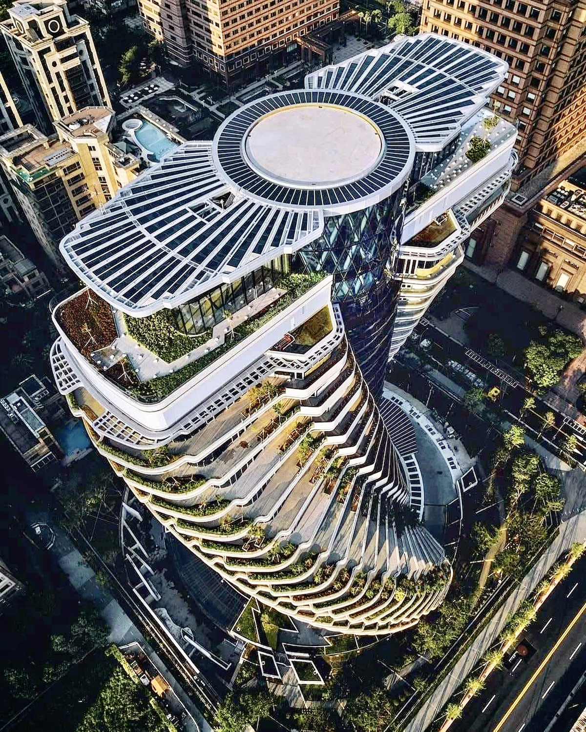 nueva torre en taipei de Vincent Callebaut Architecture