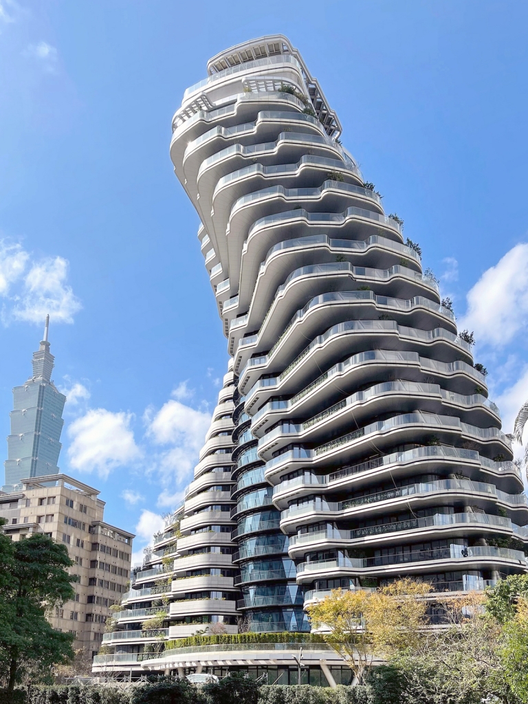 La Torre Futurista De Taipei Que Absorbe Carbono Pronto Estará Terminada