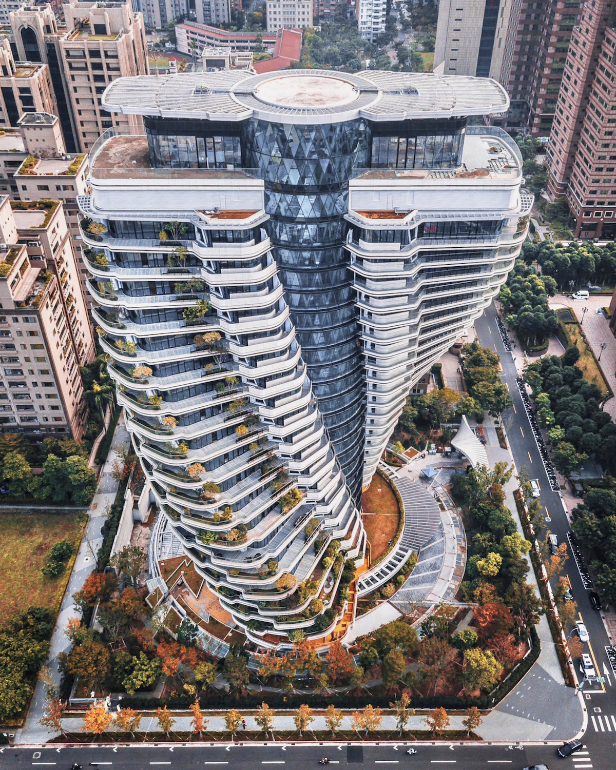 nueva torre en taipei de Vincent Callebaut Architecture